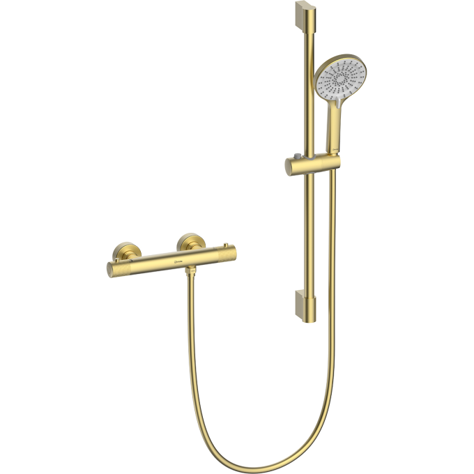 Смеситель LEMARK BELUGA LMF-8044B-BRLG для душа